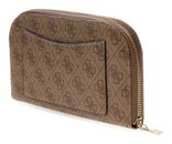 GUESS Latona Zip Around Organizer Latte Logo