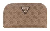 GUESS Latona Zip Around Organizer Latte Logo
