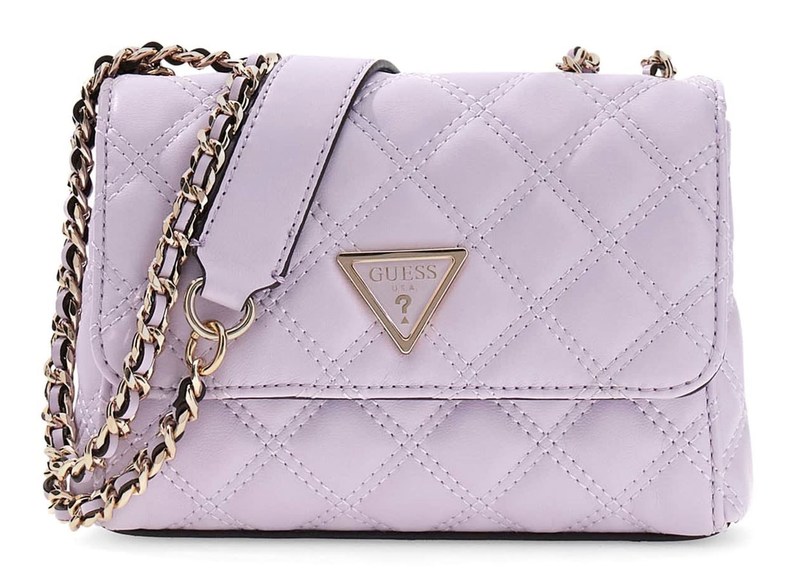 GUESS Giully II Mini Compound Convertible Flap Bag Lilac