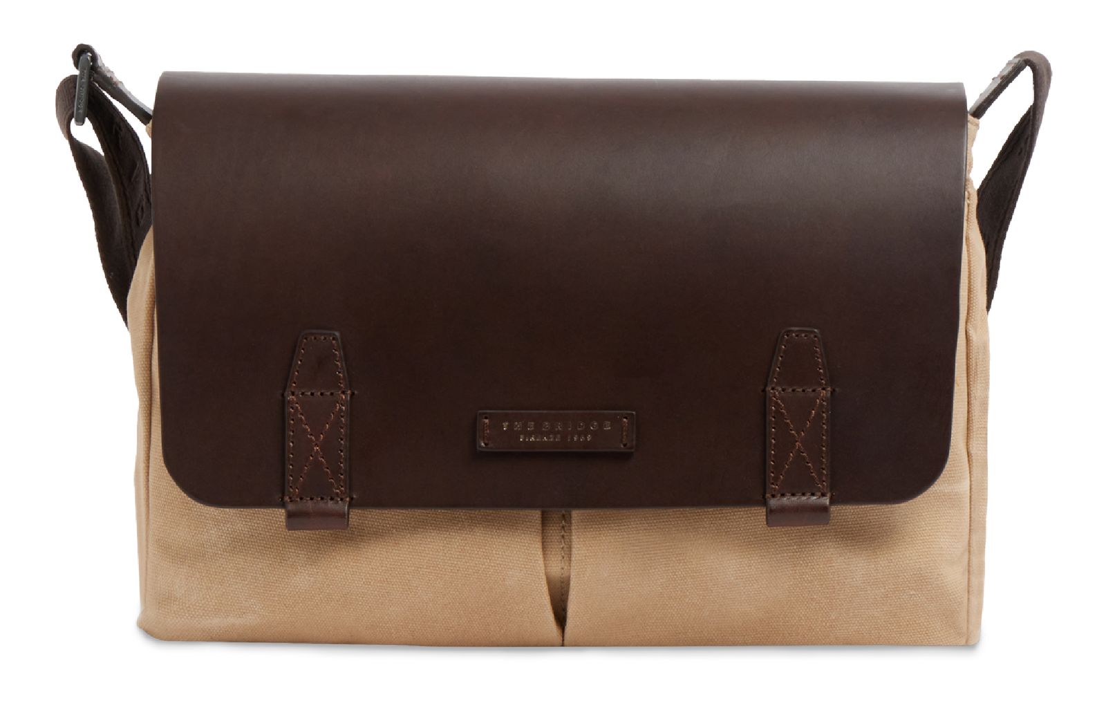 THE BRIDGE Igor Messenger Bag Naturale / T.Moro