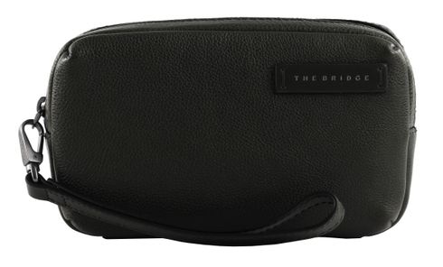 THE BRIDGE Ludovico Pouch Nero / Rutenio Scuro