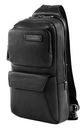 THE BRIDGE Ludovico Single Strap Backpack Nero / Rutenio Scuro