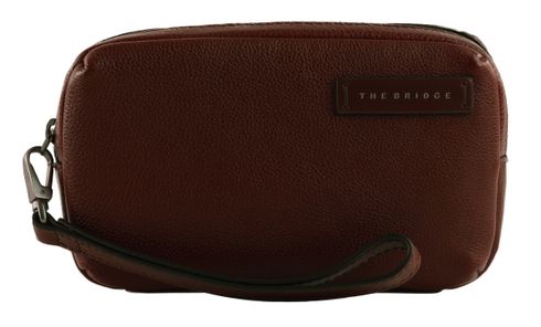 THE BRIDGE Ludovico Pouch Marrone TB / Rut. Sc. Opaco