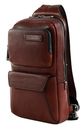 THE BRIDGE Ludovico Single Strap Backpack Marrone TB / Rut. Sc. Opaco