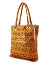 CATERINA LUCCHI Ambra Shopping Bag M Arancio + T / Burro