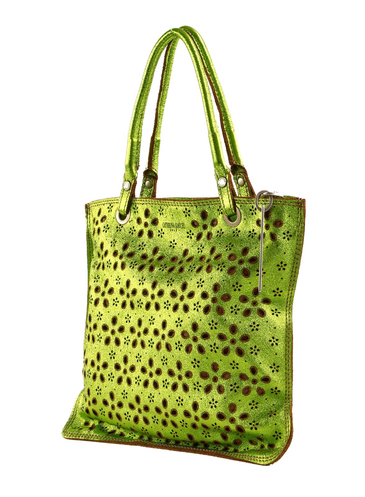 CATERINA LUCCHI Ambra Shopping Bag M Verde + T / Burro CATERINA LUCCHI Ambra Shopping Bag M Verde + T / Burro