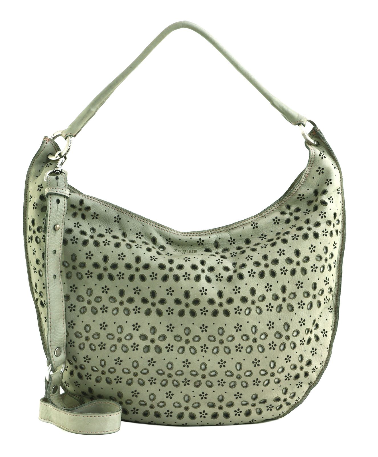 CATERINA LUCCHI Adelina Shoulder Bag L Grigio Chiaro