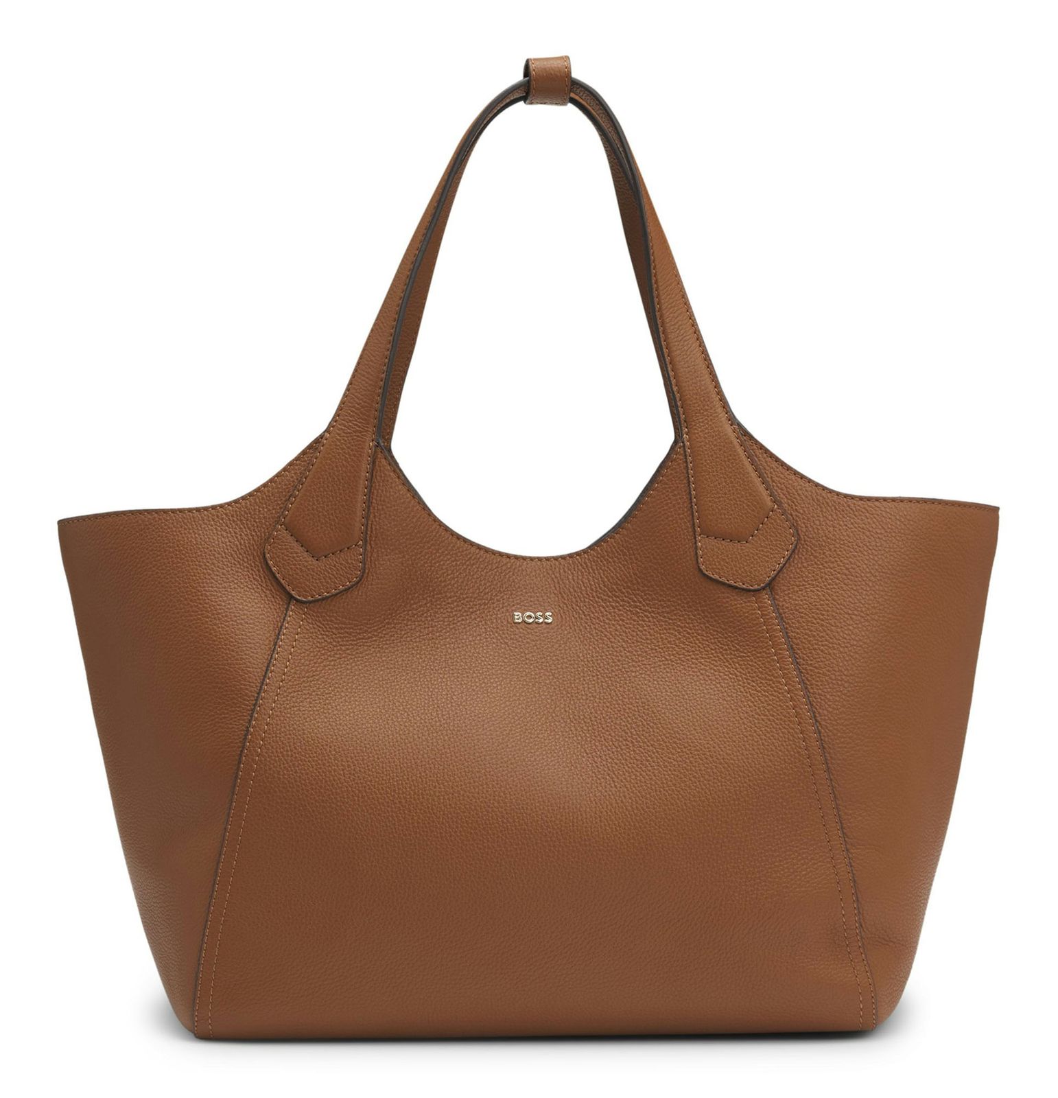 BOSS Lenah New Tote Bag Medium Brown