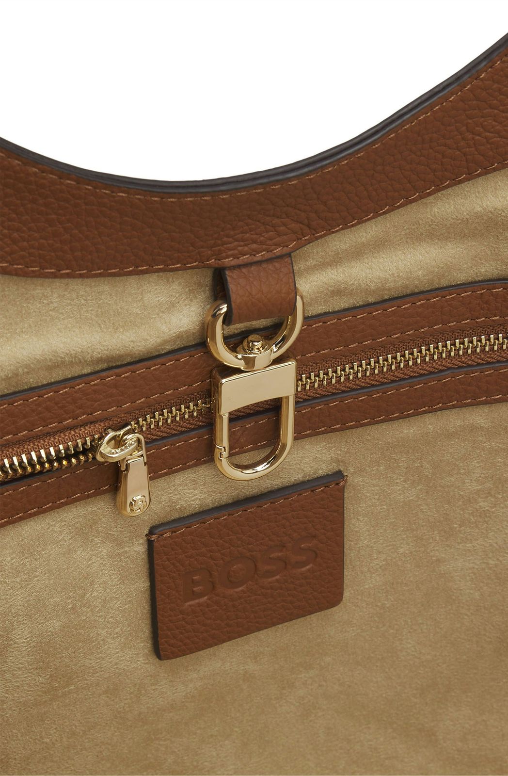 BOSS Lenah New Tote Bag Medium Brown BOSS Lenah New Tote Bag Medium Brown