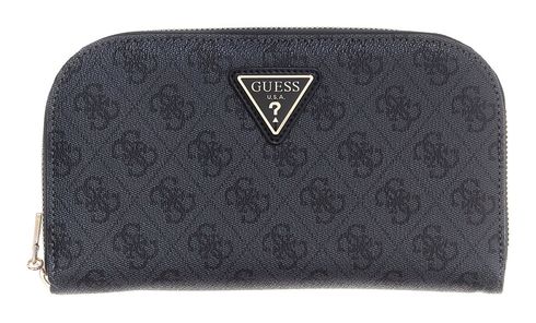 GUESS Latona Zip Around Organizer Coal Logo GUESS Latona Zip Around Organizer Coal Logo