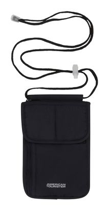 American Tourister RFID Security Neck Pouch Black