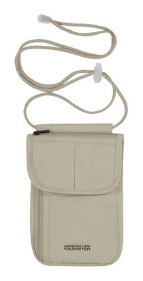 American Tourister RFID Security Neck Pouch Sand