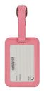 American Tourister Luggage Tag 2x Pink Glitch