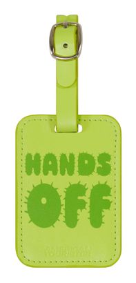 American Tourister Luggage Tag 2x Print Hands Off
