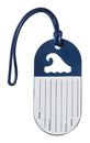 American Tourister Luggage Tag 2x Fun Ride The Tide American Tourister Luggage Tag 2x Fun Ride The Tide