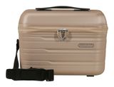 American Tourister Flashline Beauty Case Ivory Gold