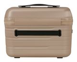 American Tourister Flashline Beauty Case Ivory Gold