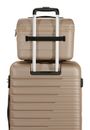 American Tourister Flashline Beauty Case Ivory Gold
