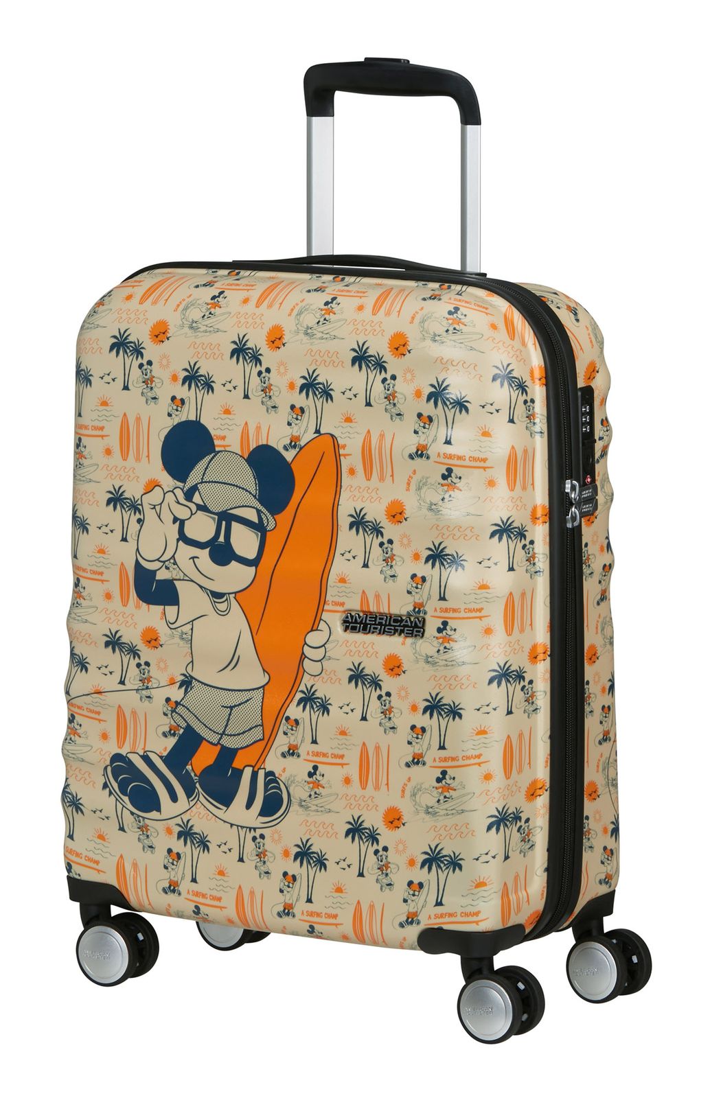 American Tourister Wavebreaker Disney Spinner 55 / 20 TSA Disney FL Mickey Super Surfer American Tourister Wavebreaker Disney Spinner 55 / 20 TSA Disney FL Mickey Super Surfer