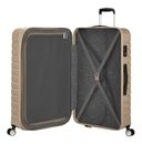 American Tourister Flashline Spinner 78 / 29 Trolley Exp TSA L Ivory Gold