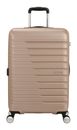 American Tourister Flashline Spinner 67 / 24 Trolley Exp TSA M Ivory Gold American Tourister Flashline Spinner 67 / 24 Trolley Exp TSA M Ivory Gold