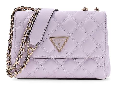GUESS Giully II Mini Compound Convertible Flap Bag Lilac