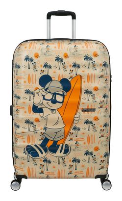 American Tourister Wavebreaker Disney Spinner 77 / 28 Disney Trolley Mickey Super Surfer