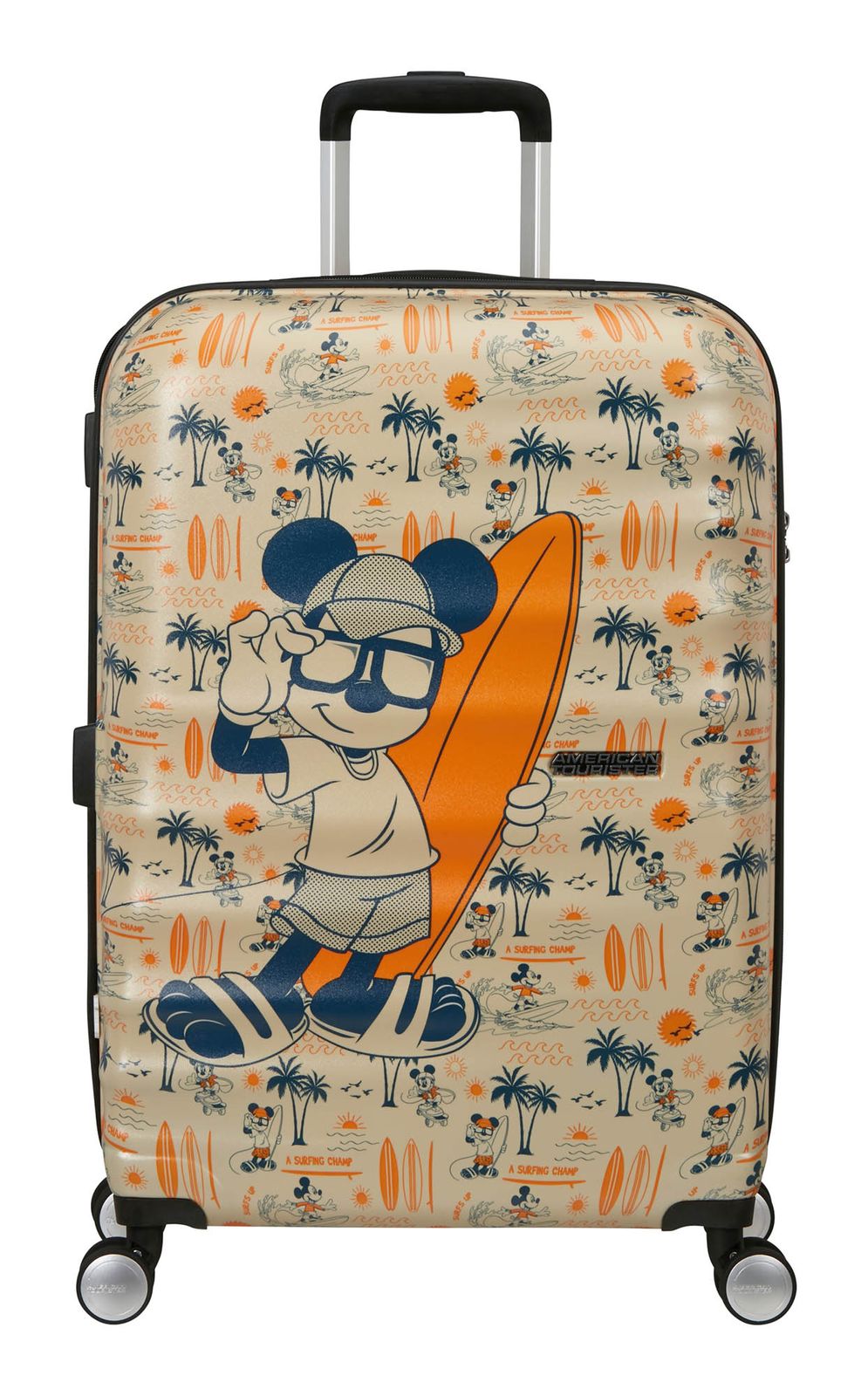 American Tourister Wavebreaker Disney Spinner 67 / 24 TSA Disney FL Mickey Super Surfer