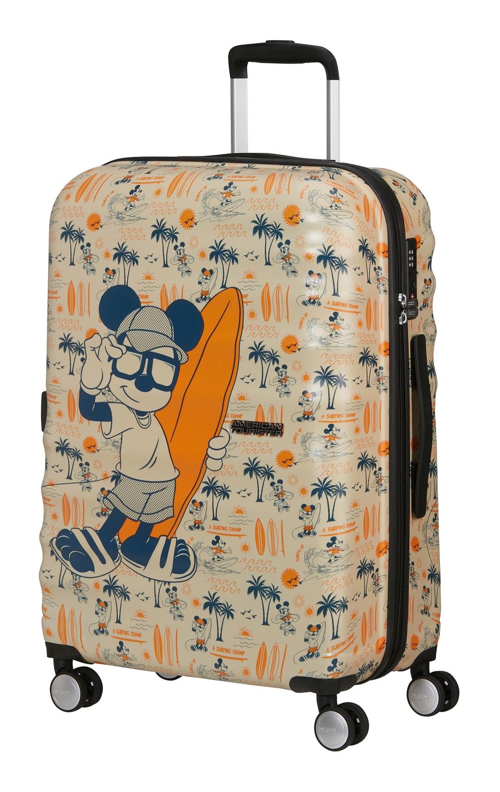 American Tourister Wavebreaker Disney Spinner 67 / 24 TSA Disney FL Mickey Super Surfer American Tourister Wavebreaker Disney Spinner 67 / 24 TSA Disney FL Mickey Super Surfer