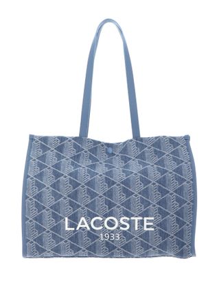 LACOSTE Heritage Jacquard Shopping Bag L Tradewinds