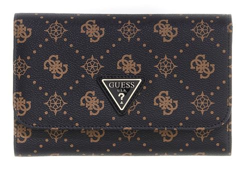 GUESS Silia Passport Organizer Espresso Logo GUESS Silia Passport Organizer Espresso Logo