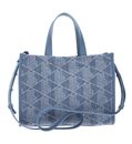 LACOSTE Heritage Jacquard Shopping Bag S Tradewinds