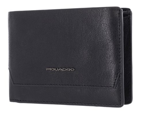 PIQUADRO Solm Men's Wallet Flip Up ID RFID Nero PIQUADRO Solm Men's Wallet Flip Up ID RFID Nero
