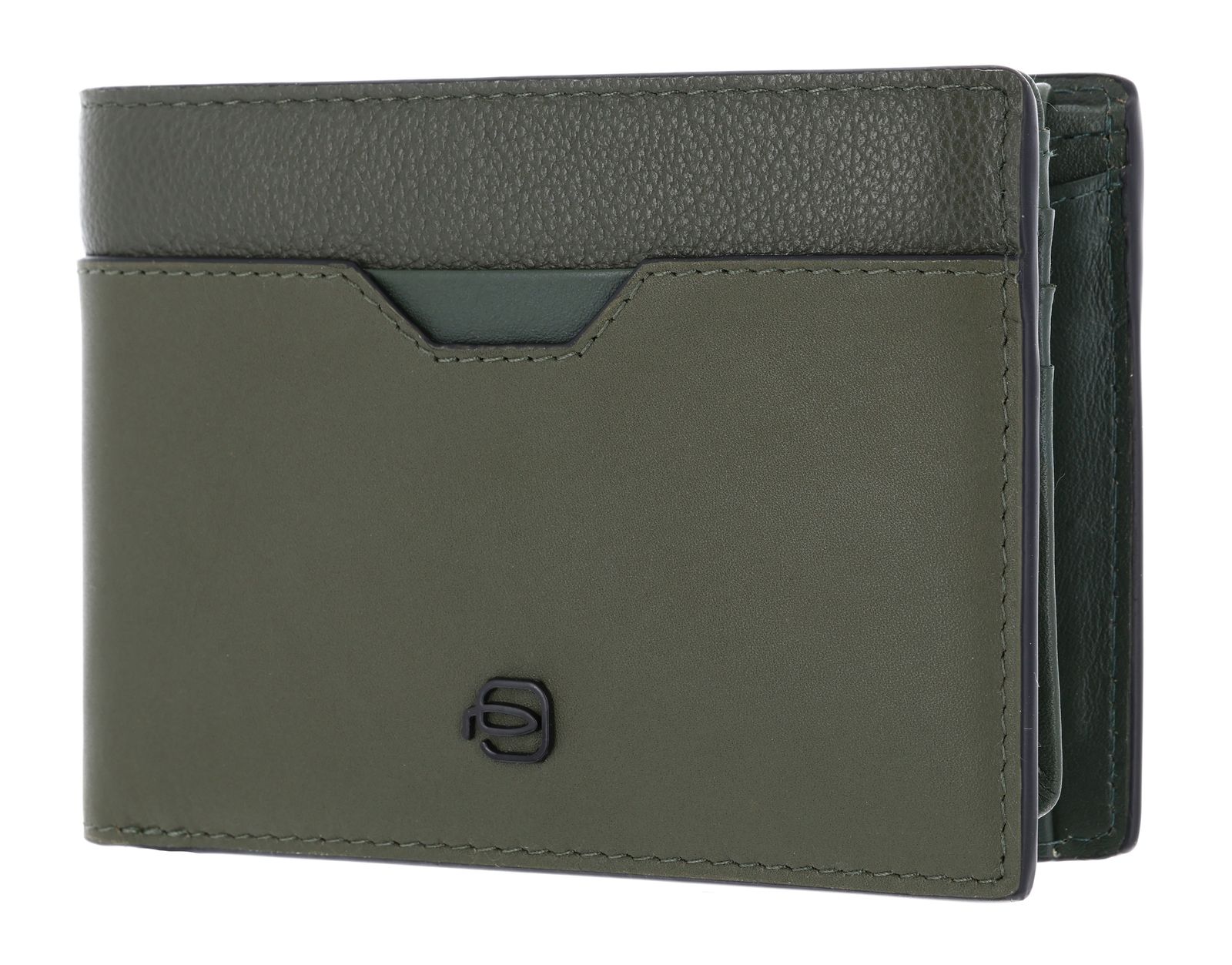 PIQUADRO Ael Men's Wallet Flip Up ID RFID Verde