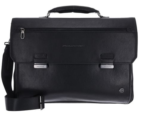 PIQUADRO Solm Briefcase Nero PIQUADRO Solm Briefcase Nero