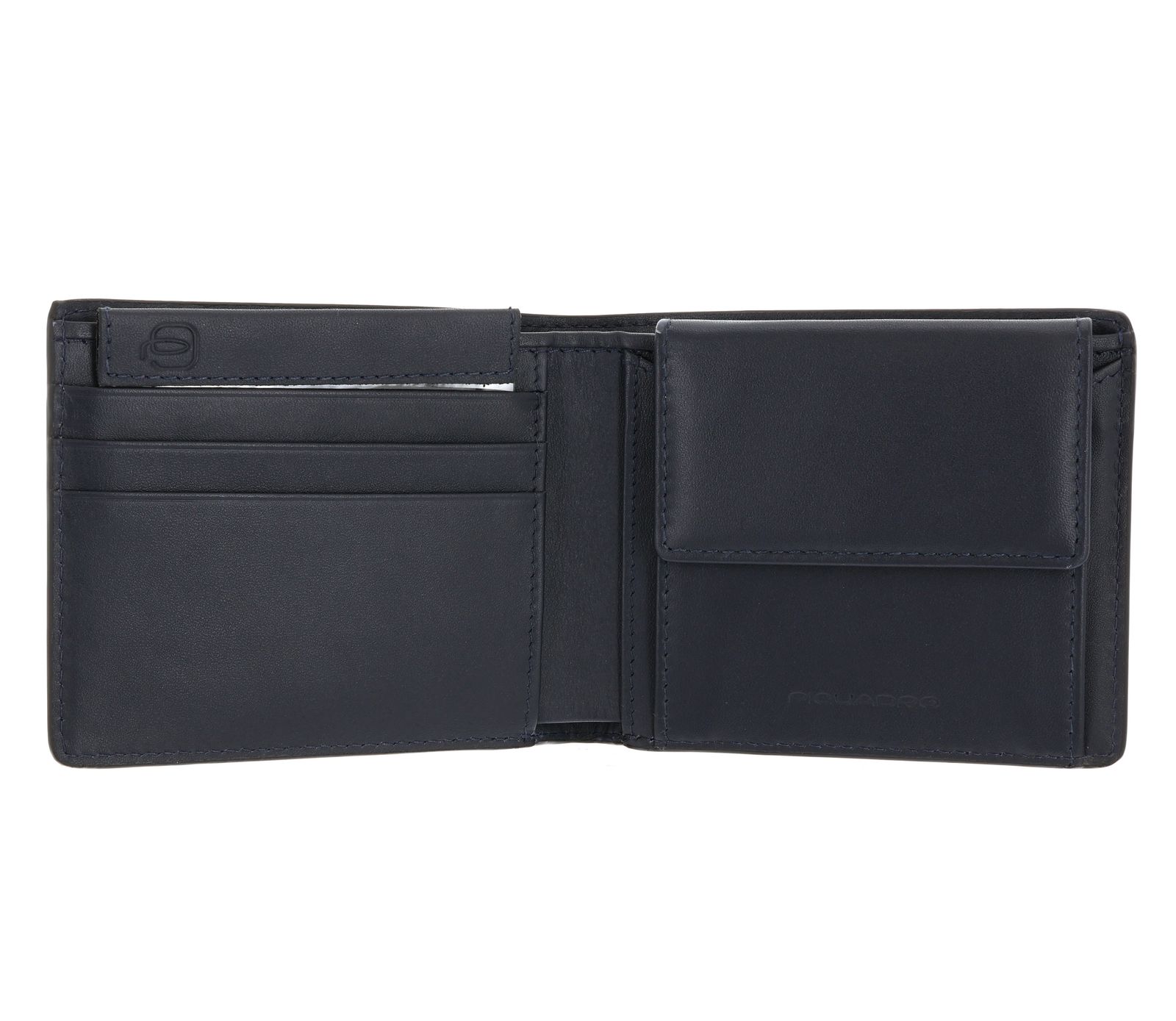 PIQUADRO Ael Men's Wallet Flip Out ID Holder RFID Blu PIQUADRO Ael Men's Wallet Flip Out ID Holder RFID Blu