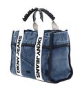 DKNY Barrett Tote Bag Crossbody M Denim Multi