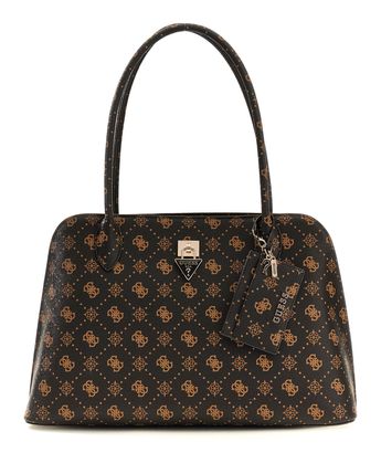 GUESS Patsie Tote Espresso Logo