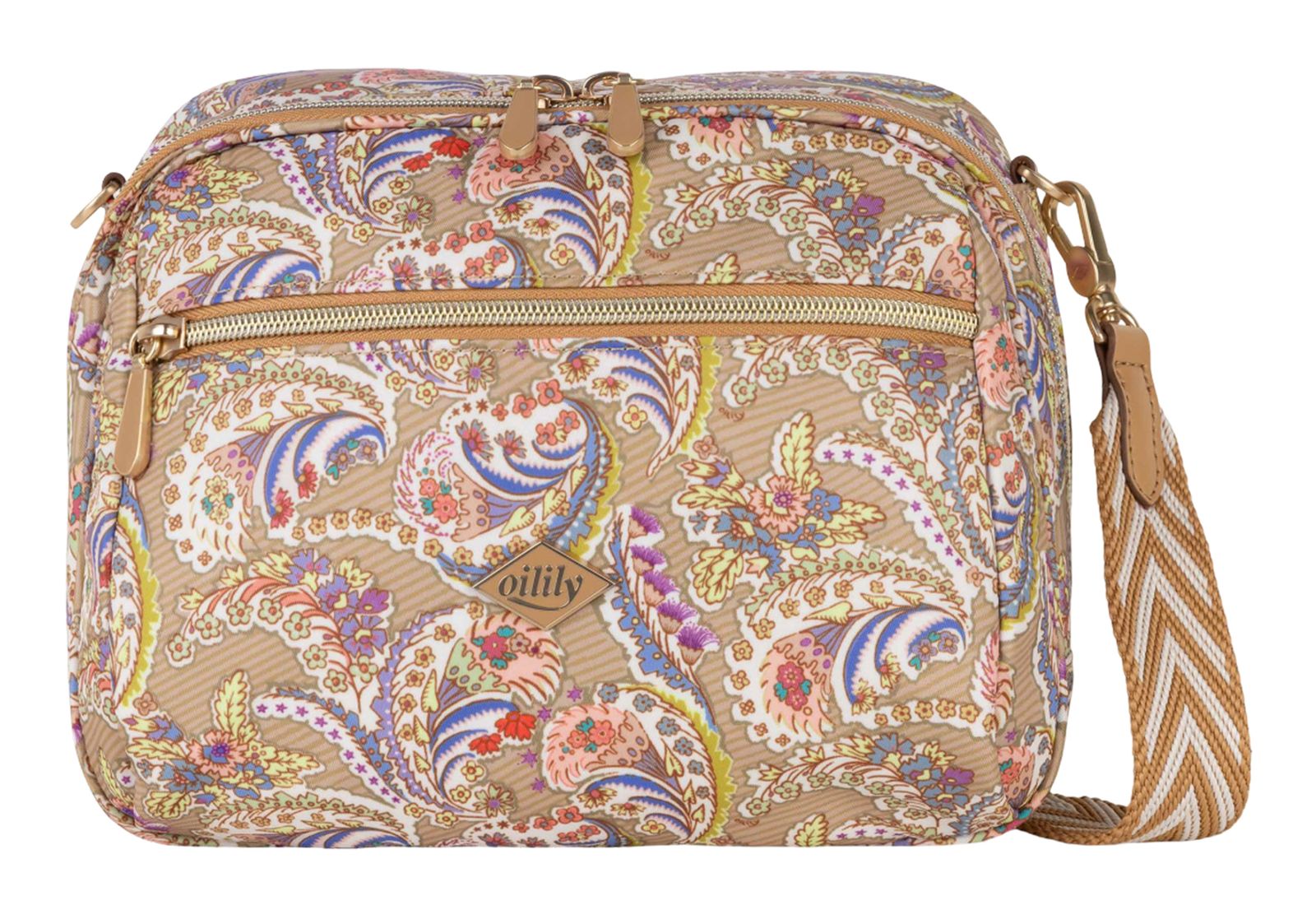 Oilily Sangita Crossbody Bag Amber Gold