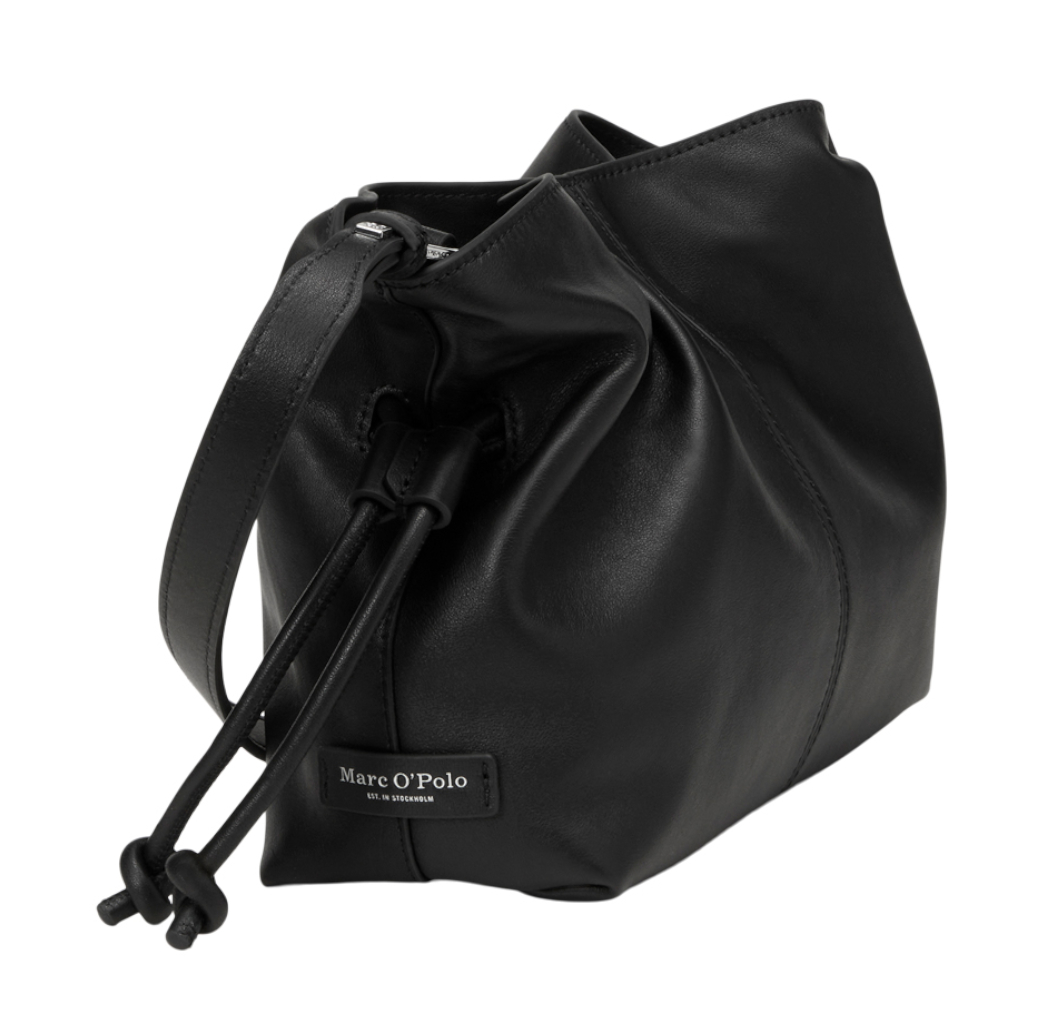 Marc O'Polo Simona Leather Crossbody Bag Black Marc O'Polo Simona Leather Crossbody Bag Black
