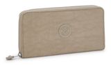kipling Money World Large Wallet Soft Taupe