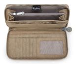 kipling Money World Large Wallet Soft Taupe