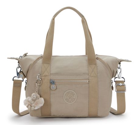 kipling Basic Eyes Wide Open Art Mini Handbag Soft Taupe
