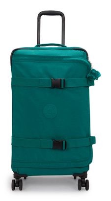 kipling Basic Spontaneous Wheeled Luggage M Outspoken Green