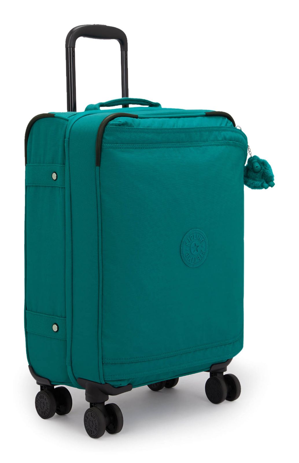 kipling Basic Spontaneous Cabin Size Wheeled Luggage S Outspoken Green kipling Basic Spontaneous Cabin Size Wheeled Luggage S Outspoken Green