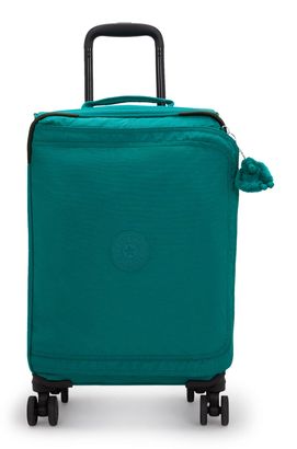 kipling Basic Spontaneous Cabin Size Wheeled Luggage S Outspoken Green