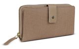 bugatti Noemi Ladies Long Zip Wallet Sand