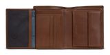 bugatti Due Flap Wallet Cognac