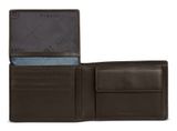 bugatti Due Flap Wallet Brown