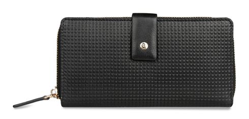 bugatti Noemi Ladies Long Zip Wallet Black